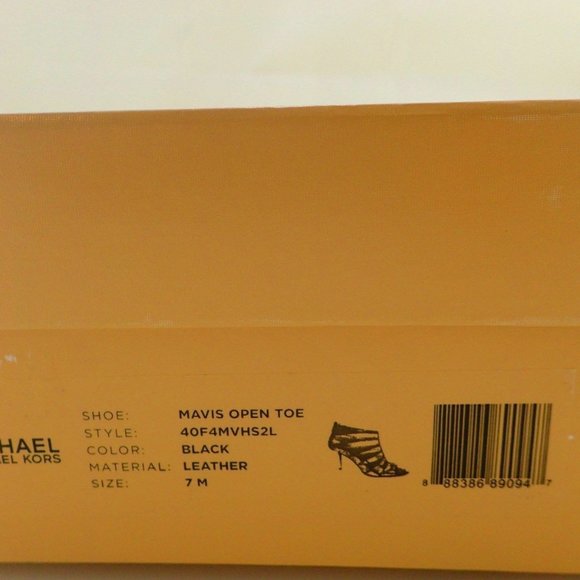 NIB MICHAEL KORS MK 4OF4MVHS2L MAVIS HEELS 10 - Picture 5 of 5